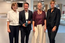 Besuch von Mona Neubaur am Klima-Campus